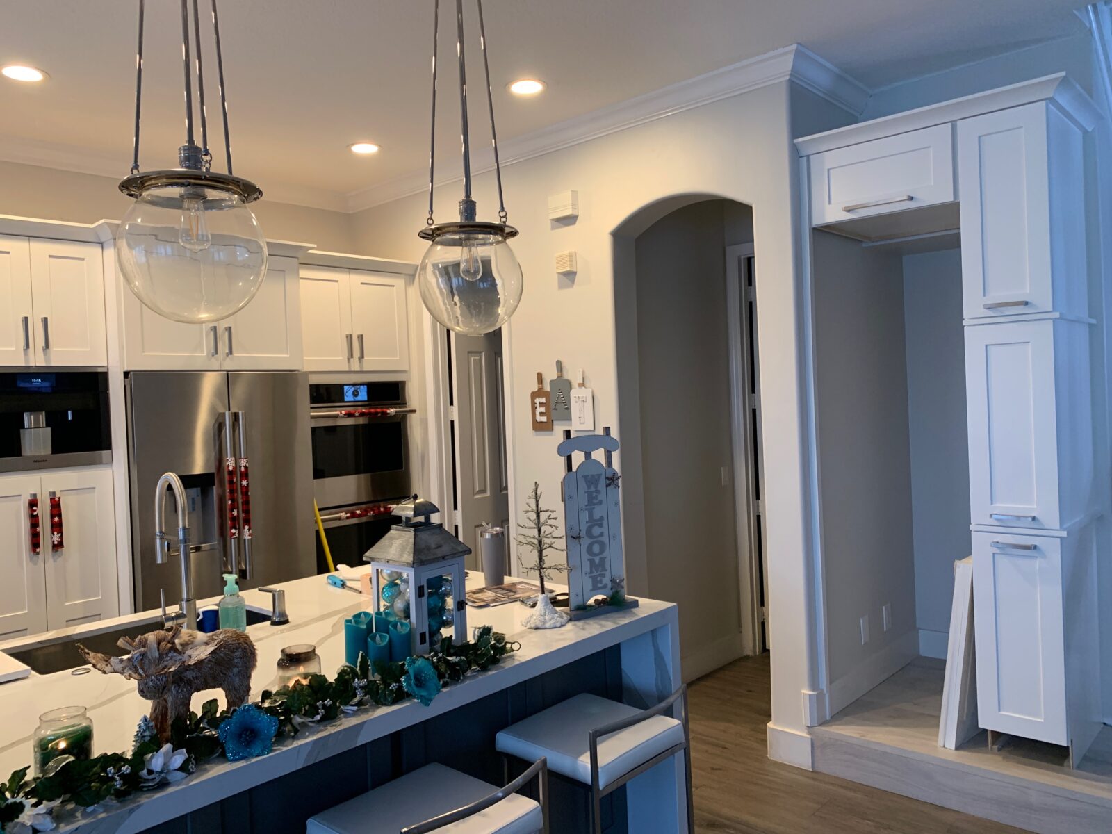 Custom Built in Wine Carpentry Time, Inc.